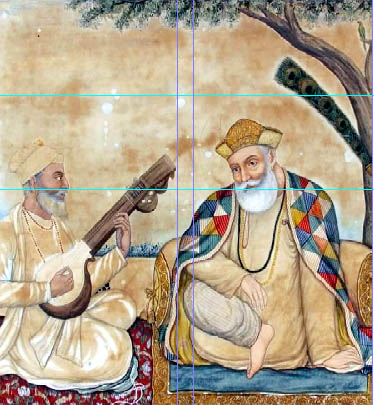 Baba Guru Nanak Sahib & Bhai Mardana Ji.