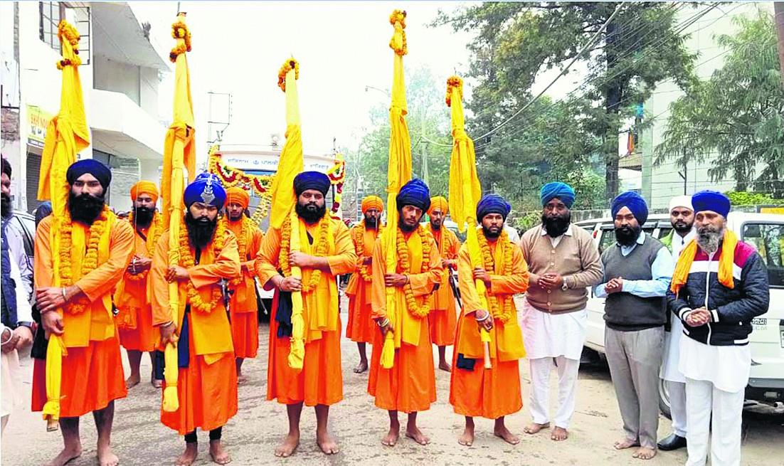 ਗੁਰੂ ਰਵਿਦਾਸ ਦੇ ਪ੍ਰਕਾਸ਼ ਉਤਸਵ ਸਬੰਧੀ ਨਗਰ ਕੀਰਤਨ