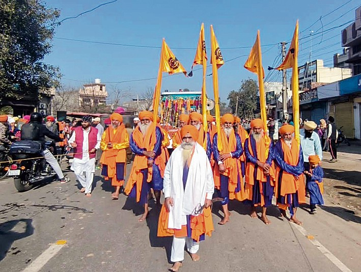 ਗੁਰੂ ਰਵਿਦਾਸ ਦੇ ਪ੍ਰਕਾਸ਼ ਦਿਹਾੜੇ ਨੂੰ ਸਮਰਪਿਤ ਨਗਰ ਕੀਰਤਨ