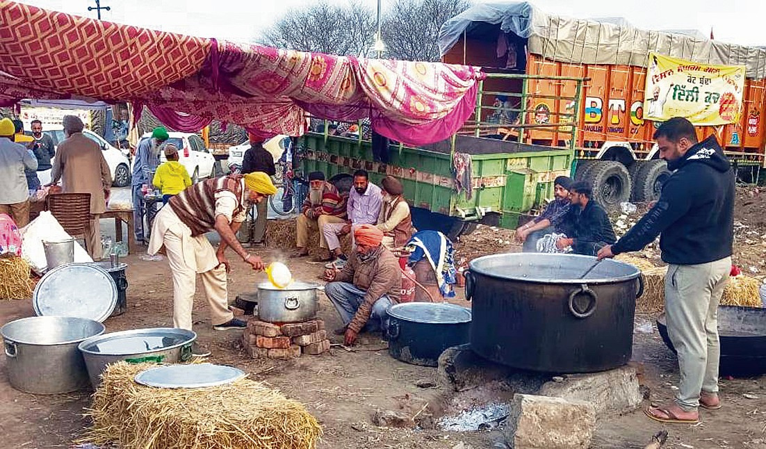 ਕਿਸਾਨ ਅੰਦੋਲਨ: ਸਰਹੱਦਾਂ ’ਤੇ ਸੱਤਵੇਂ ਦਿਨ ਅਮਨ-ਸ਼ਾਂਤੀ ਵਾਲਾ ਮਾਹੌਲ